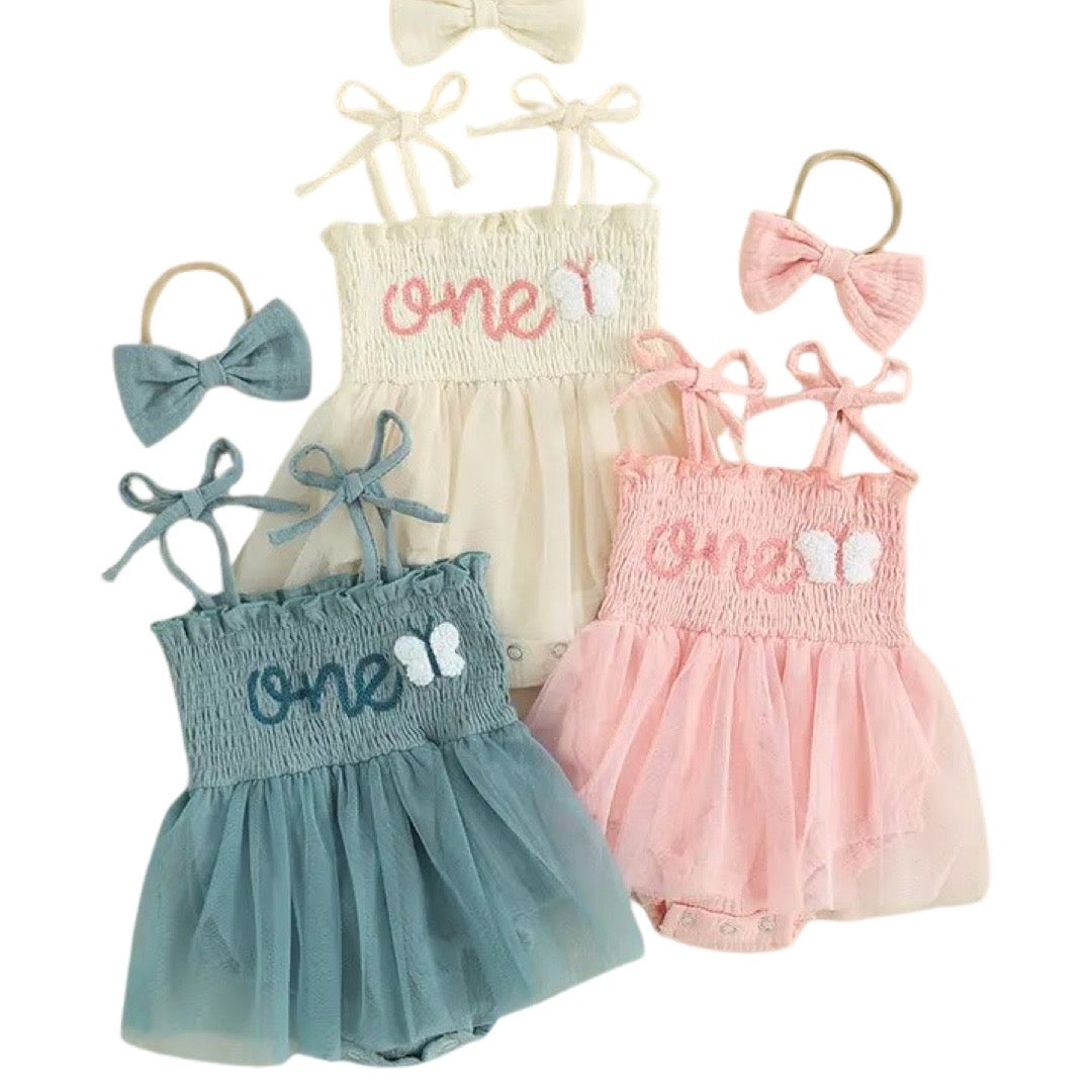 “One” Tutu Romper