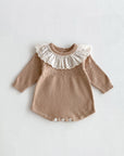 Maple Lace Knit Romper