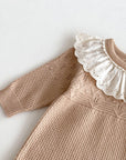 Maple Lace Knit Romper