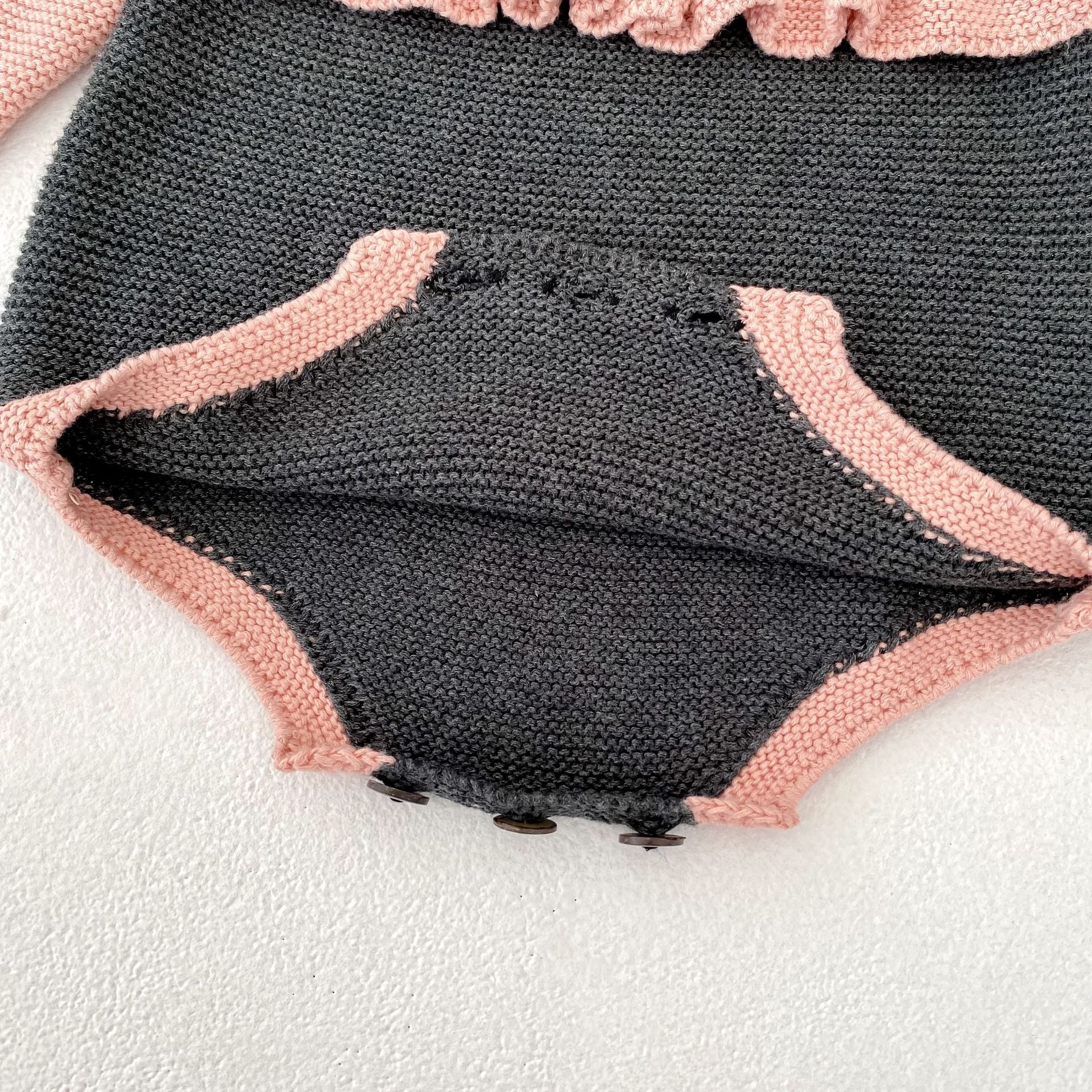 Rosewood Ruffle Knit Romper