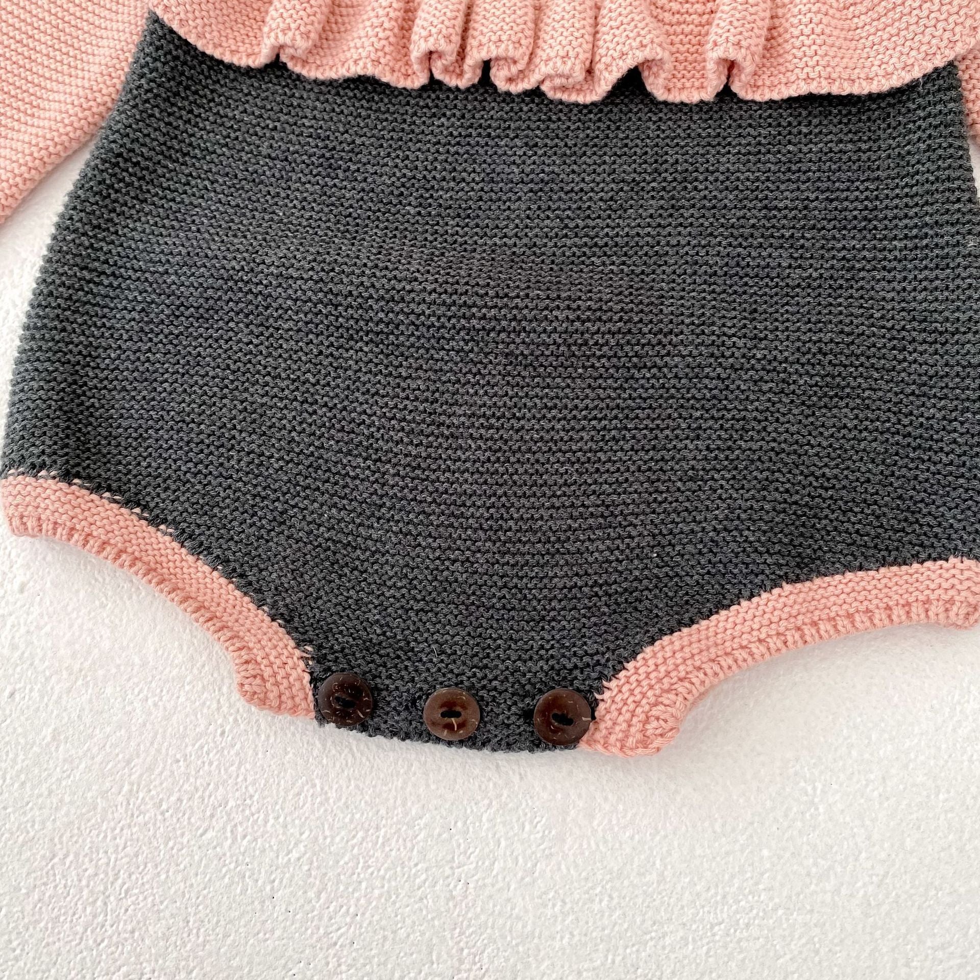 Rosewood Ruffle Knit Romper