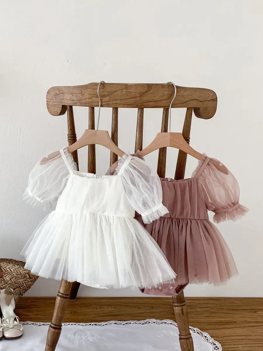 Bow Lace Tutu Dress