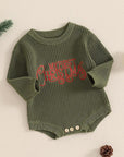 First Christmas Sweater Romper