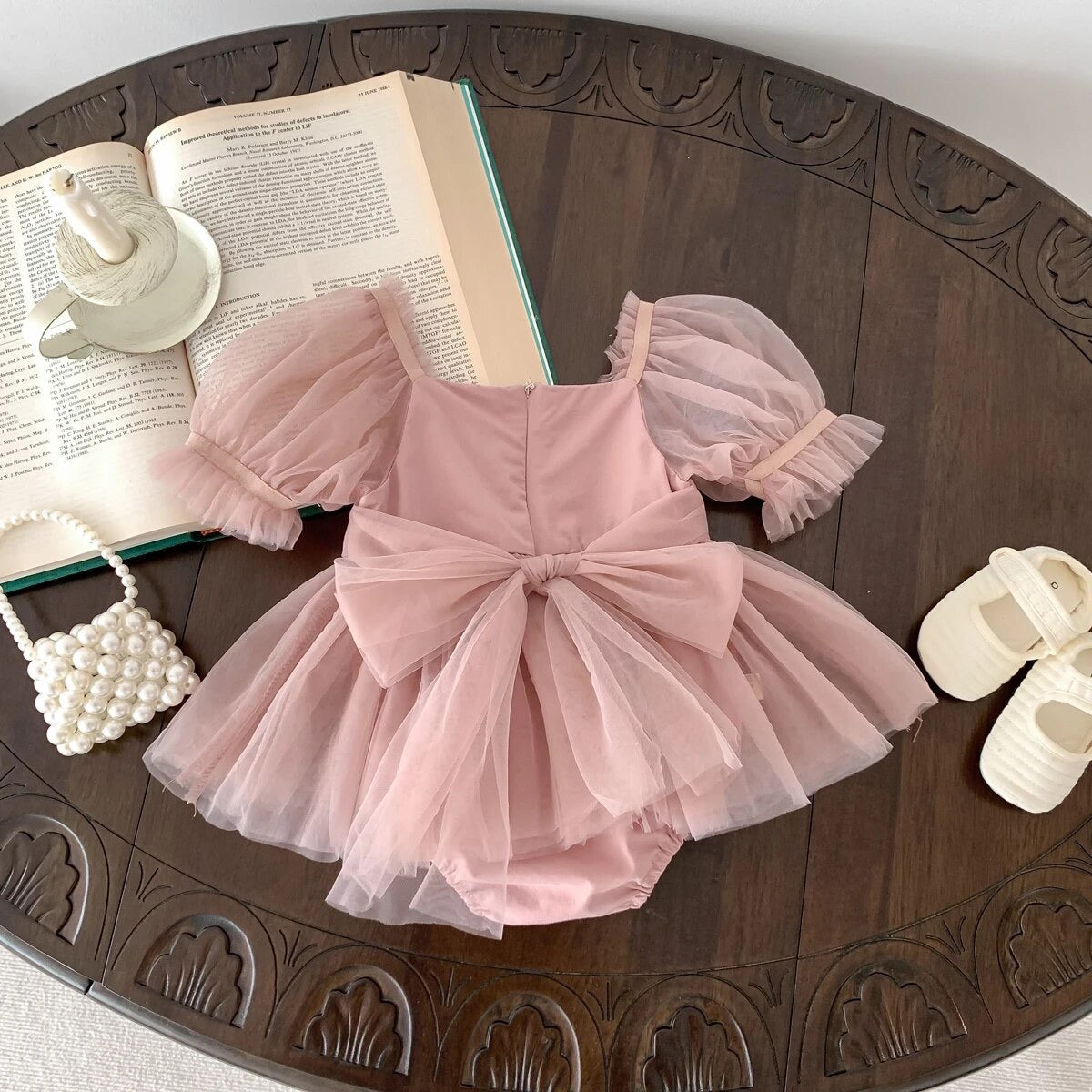 Bow Lace Tutu Dress