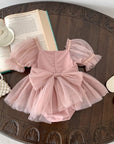 Bow Lace Tutu Dress