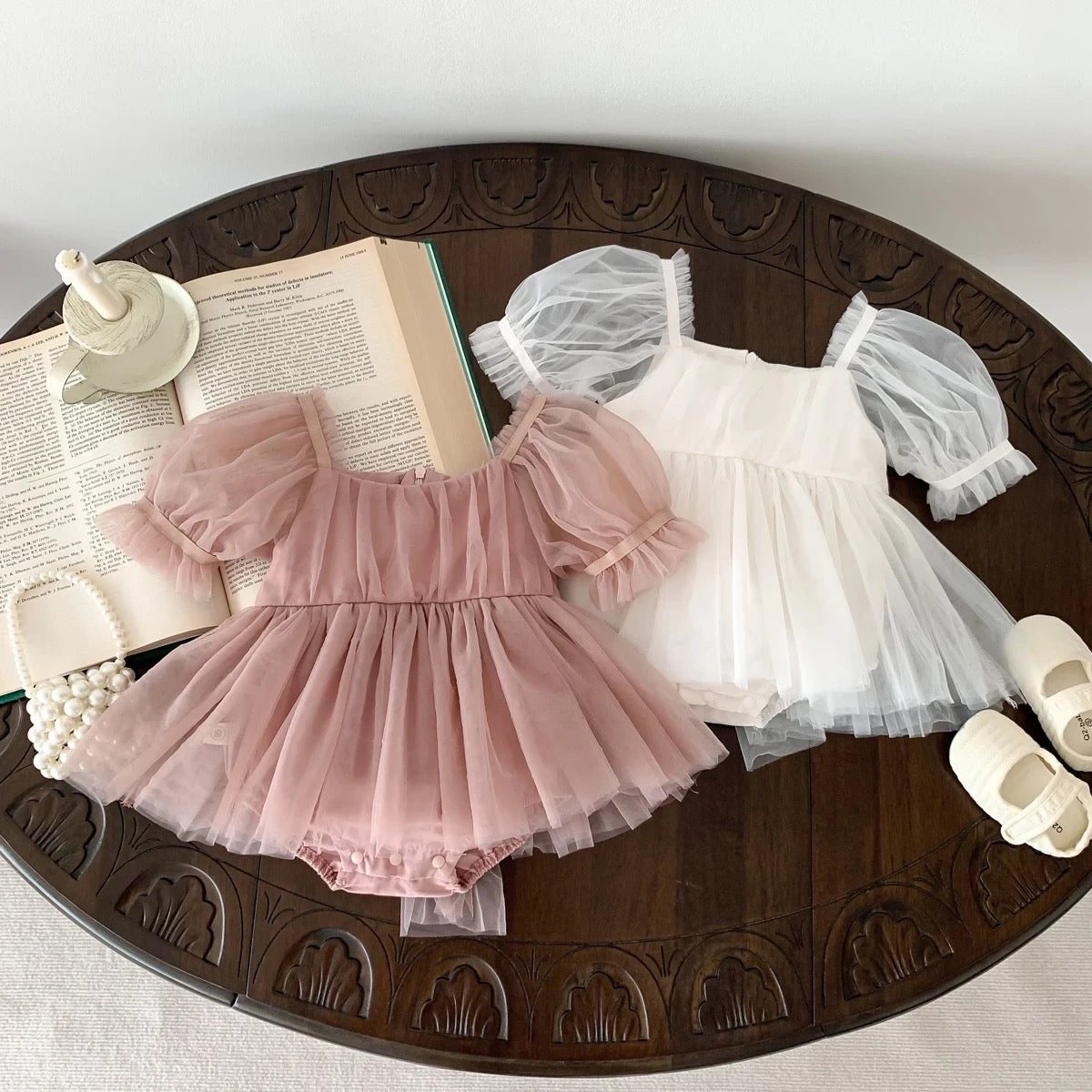 Bow Lace Tutu Dress