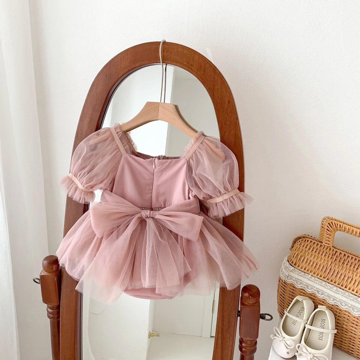 Bow Lace Tutu Dress