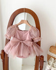 Bow Lace Tutu Dress