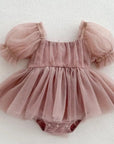 Bow Lace Tutu Dress