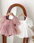 Bow Lace Tutu Dress