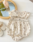 Ruffle Floral Romper