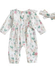 Bunny Blossom Ruffle Jumpsuit