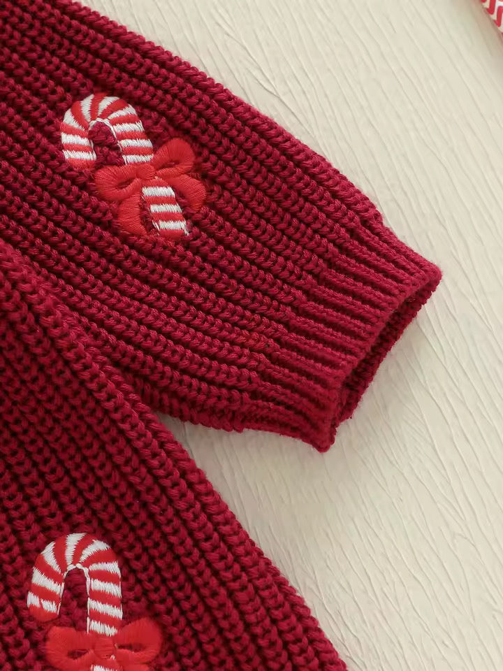 Santa Baby Knit Romper