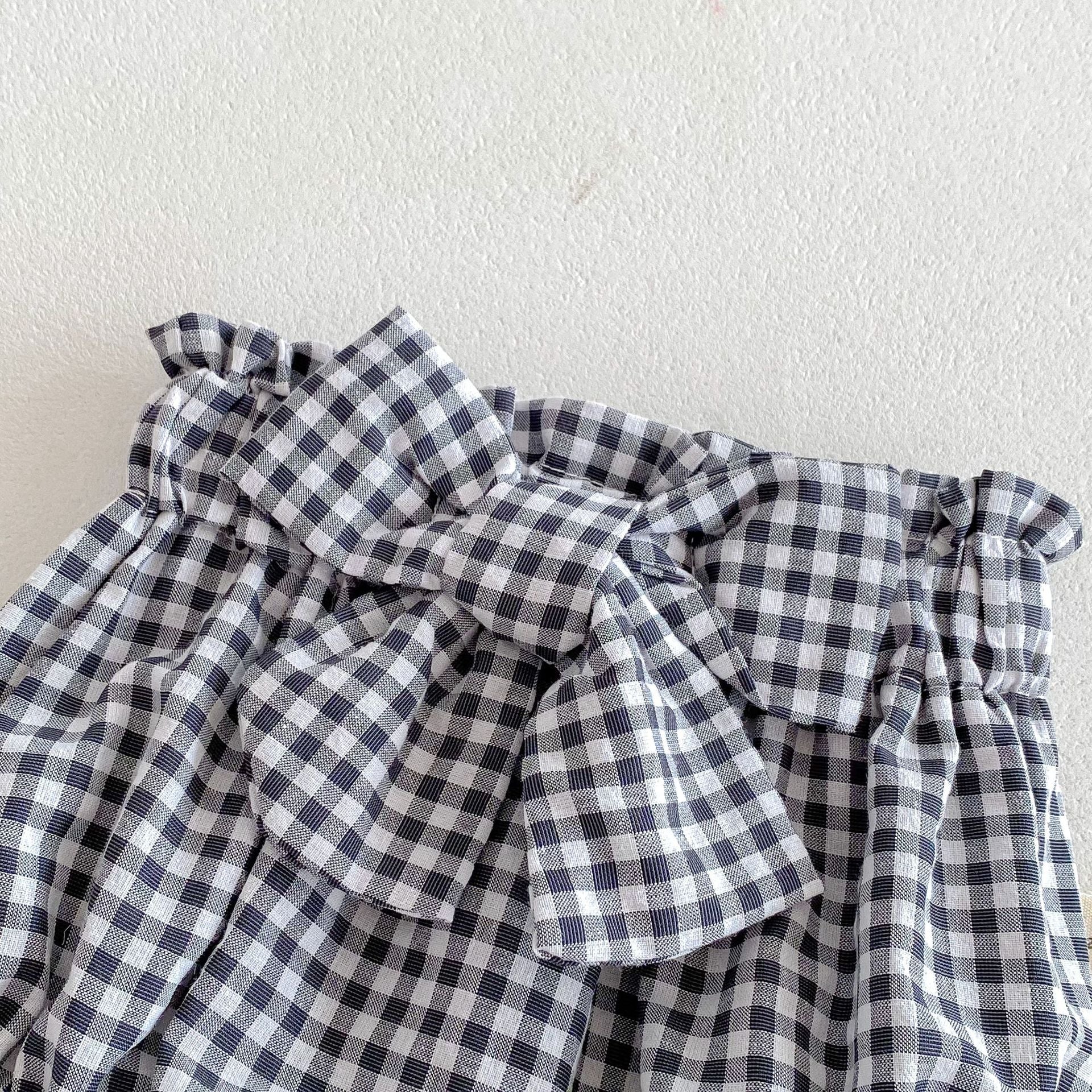 Bow Plaid Bloomers