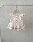 Muslin Ruffle Bloomer Set