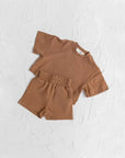 2pcs Casual Shorts Set