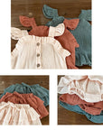 Muslin Ruffle Bloomer Set