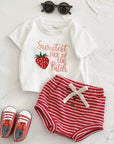 Strawberry Shorts Set