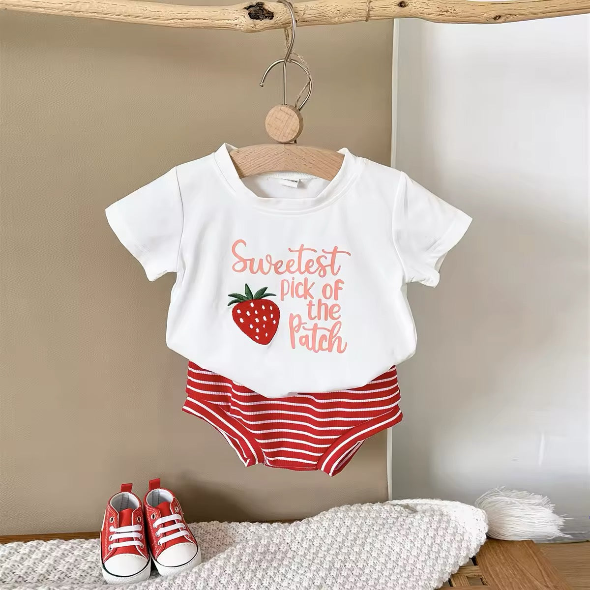 Strawberry Shorts Set