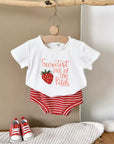 Strawberry Shorts Set