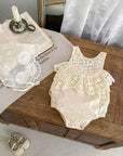 Vintage Lace Angel Romper