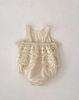 Vintage Lace Angel Romper