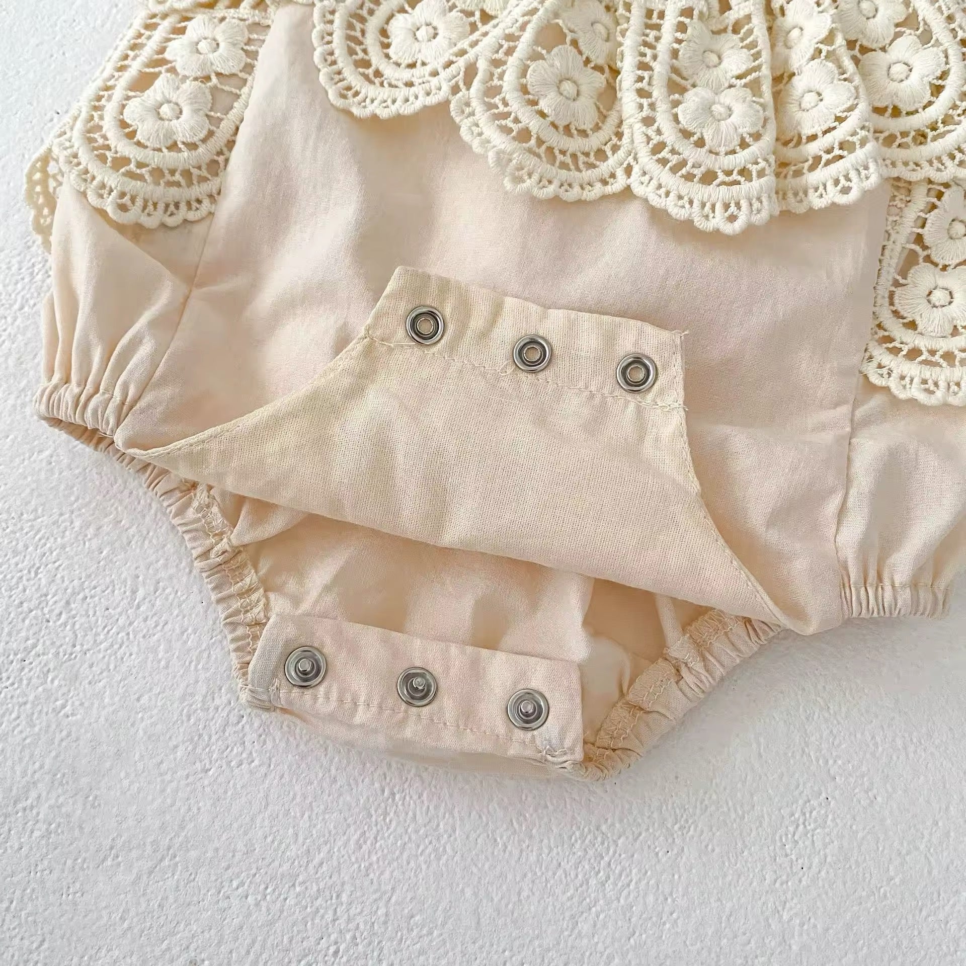 Vintage Lace Angel Romper