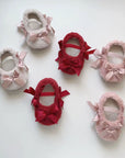 Sherpa Lace Ribbon Shoes