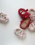 Sherpa Lace Ribbon Shoes