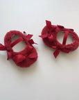 Sherpa Lace Ribbon Shoes