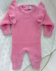 Little Rosé Ruffle Romper