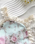 Rosewater Lace Bow Romper