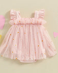 Frill Trim Daisy Tutu Romper