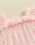 Frill Trim Daisy Tutu Romper