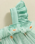 Frill Trim Daisy Tutu Romper