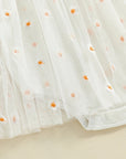 Frill Trim Daisy Tutu Romper