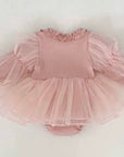Blush Belle Tulle Romper Dress