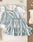 2pcs Knitted Skirt Set