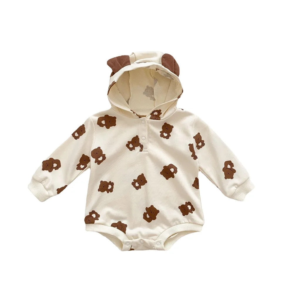 Bear hooded Romper