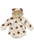 Bear hooded Romper