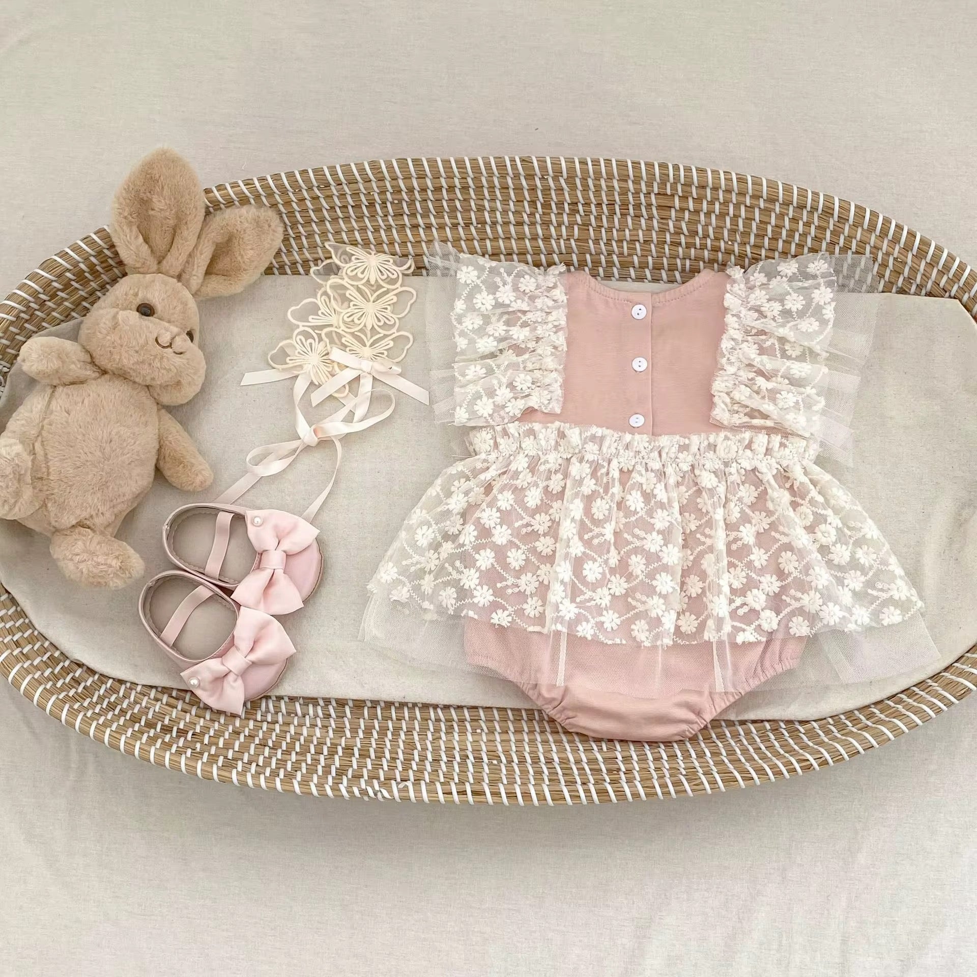 Blossom Lace Tutu Romper