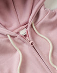 Hooded Zip-up Jumpsuit (Pink)