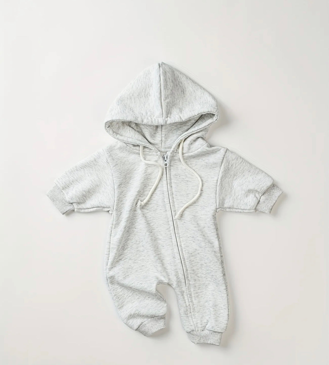 Hooded Zip-up Jumpsuit