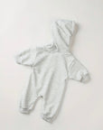 Hooded Zip-up Jumpsuit