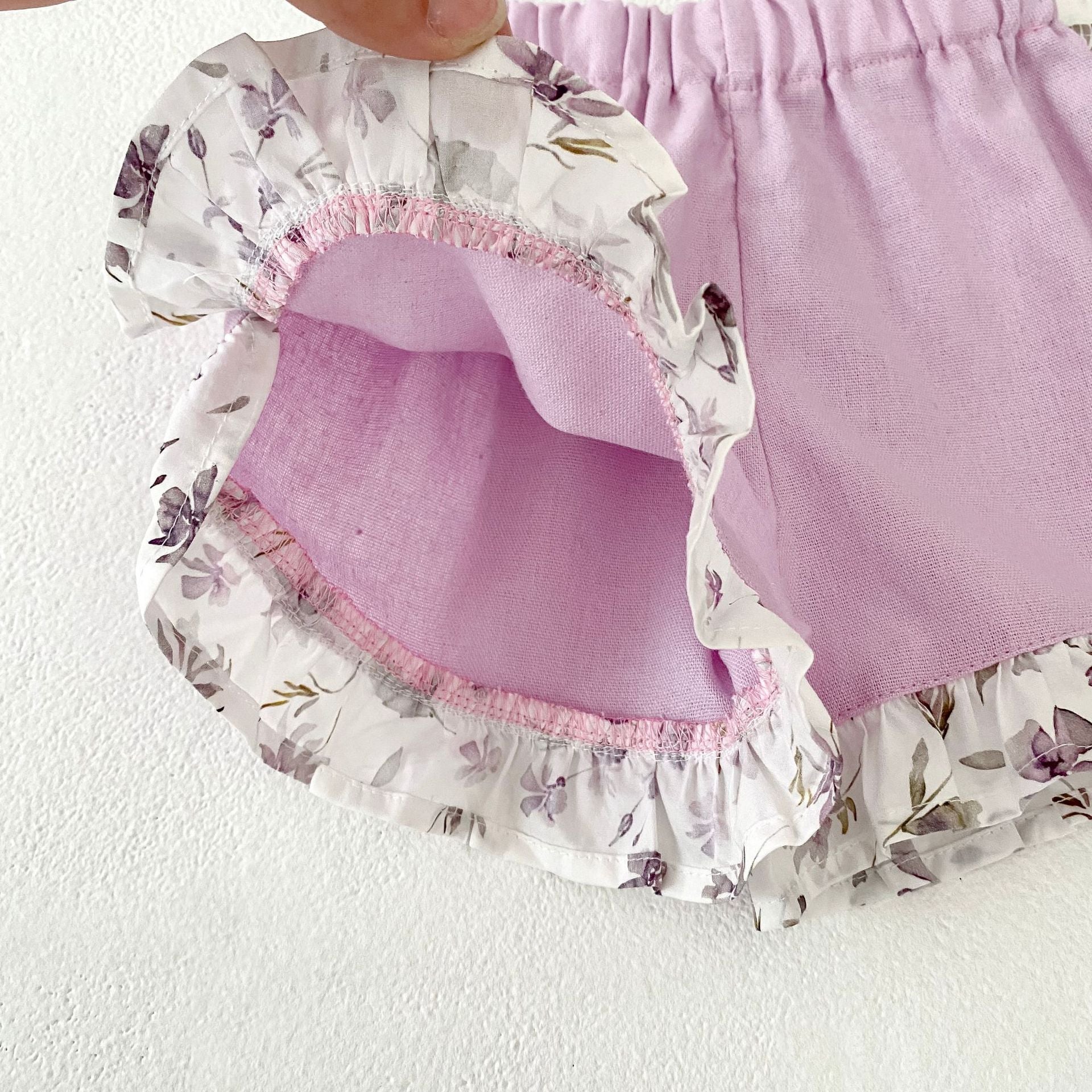 Lilac Petal Ruffle Set