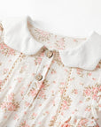 Vintage Floral Romper (Pink)