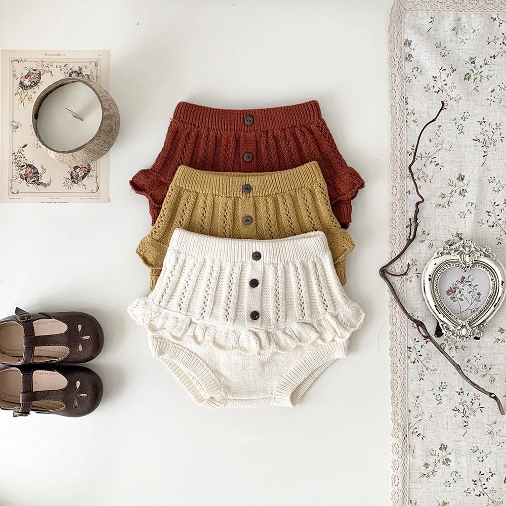 Knit Ruffle Bloomers