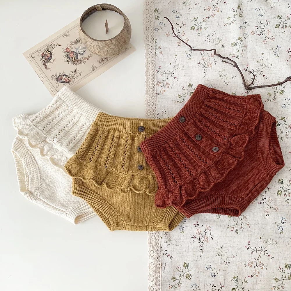 Knit Ruffle Bloomers