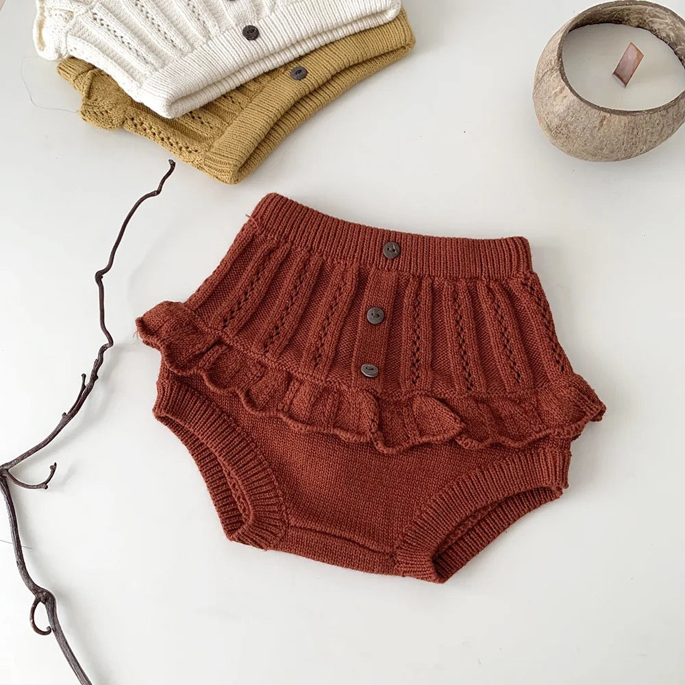 Knit Ruffle Bloomers