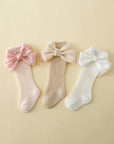 3 Pairs Bow Socks